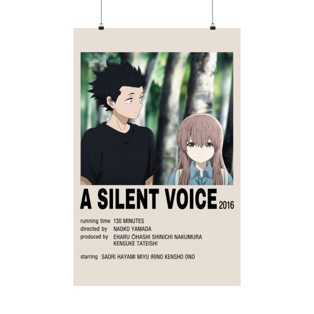 A Silent Voice 2016 Alternative - alternate angle 1, merchandise