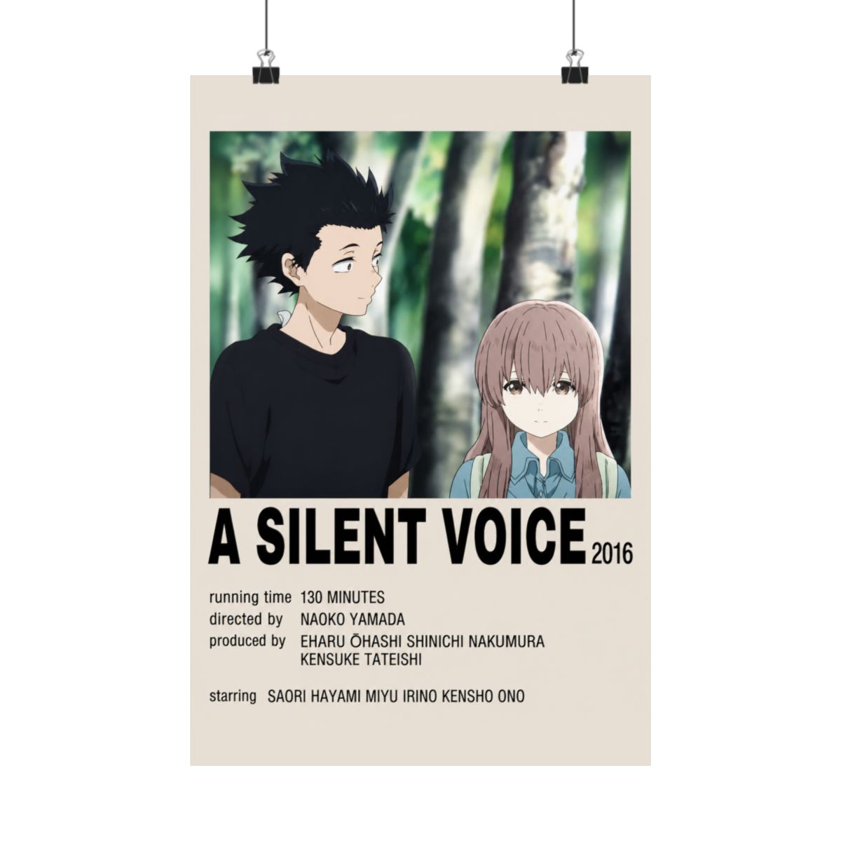 A Silent Voice 2016 Alternative - alternate angle 2, merchandise