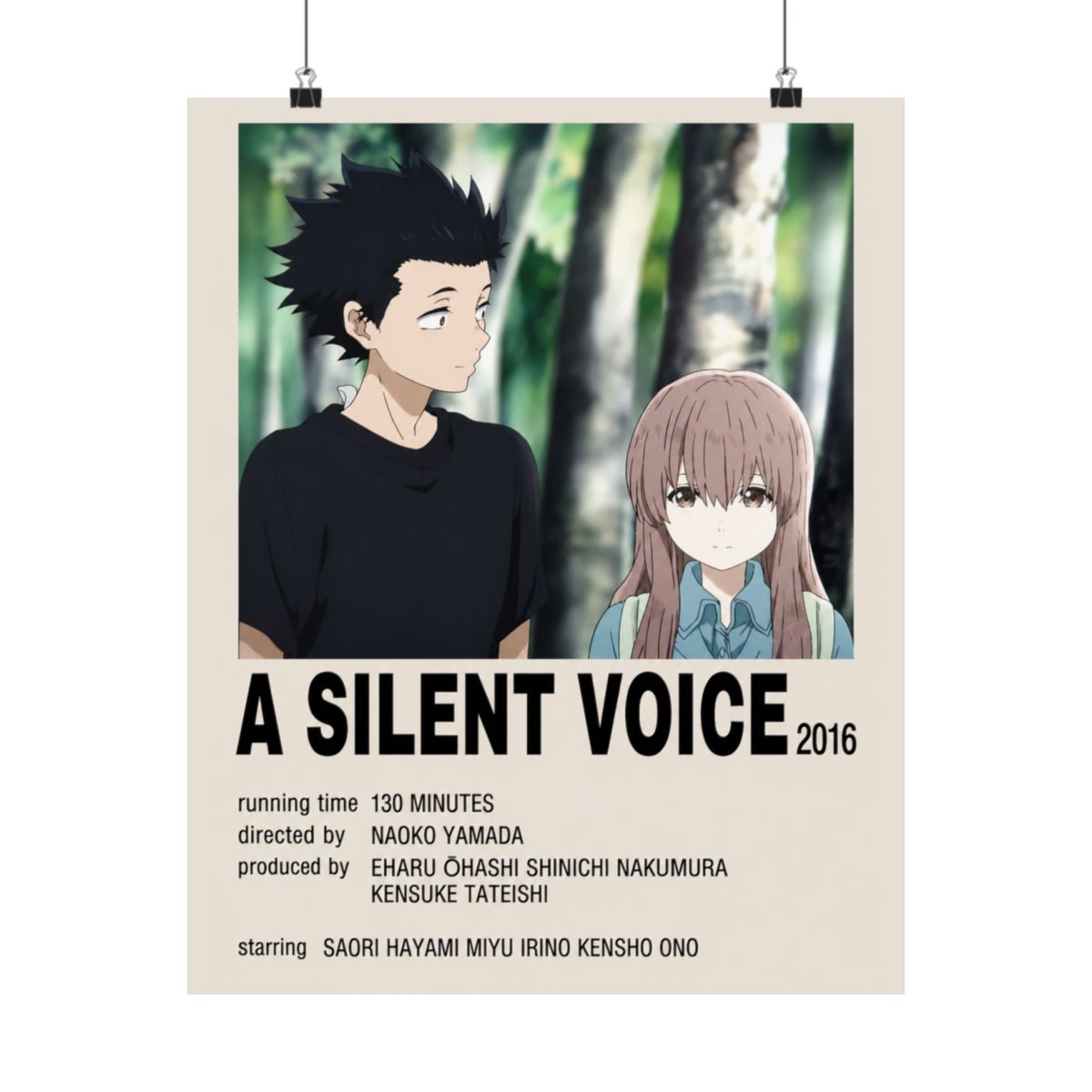 A Silent Voice 2016 Alternative - alternate angle 5, merchandise