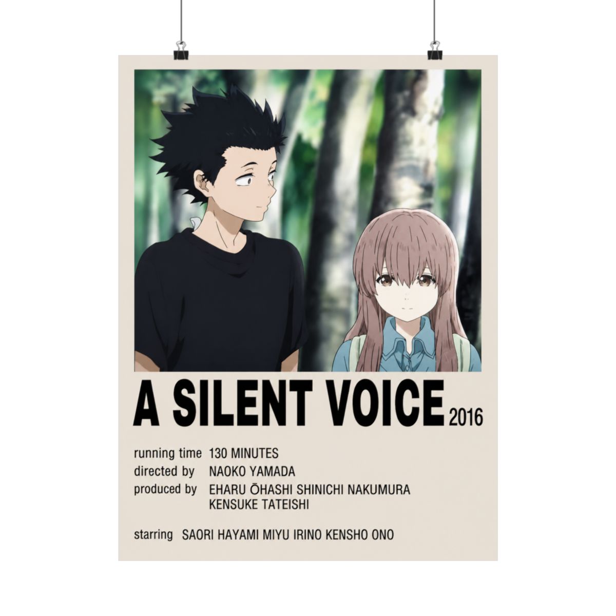 A Silent Voice 2016 Alternative - alternate angle 4, merchandise