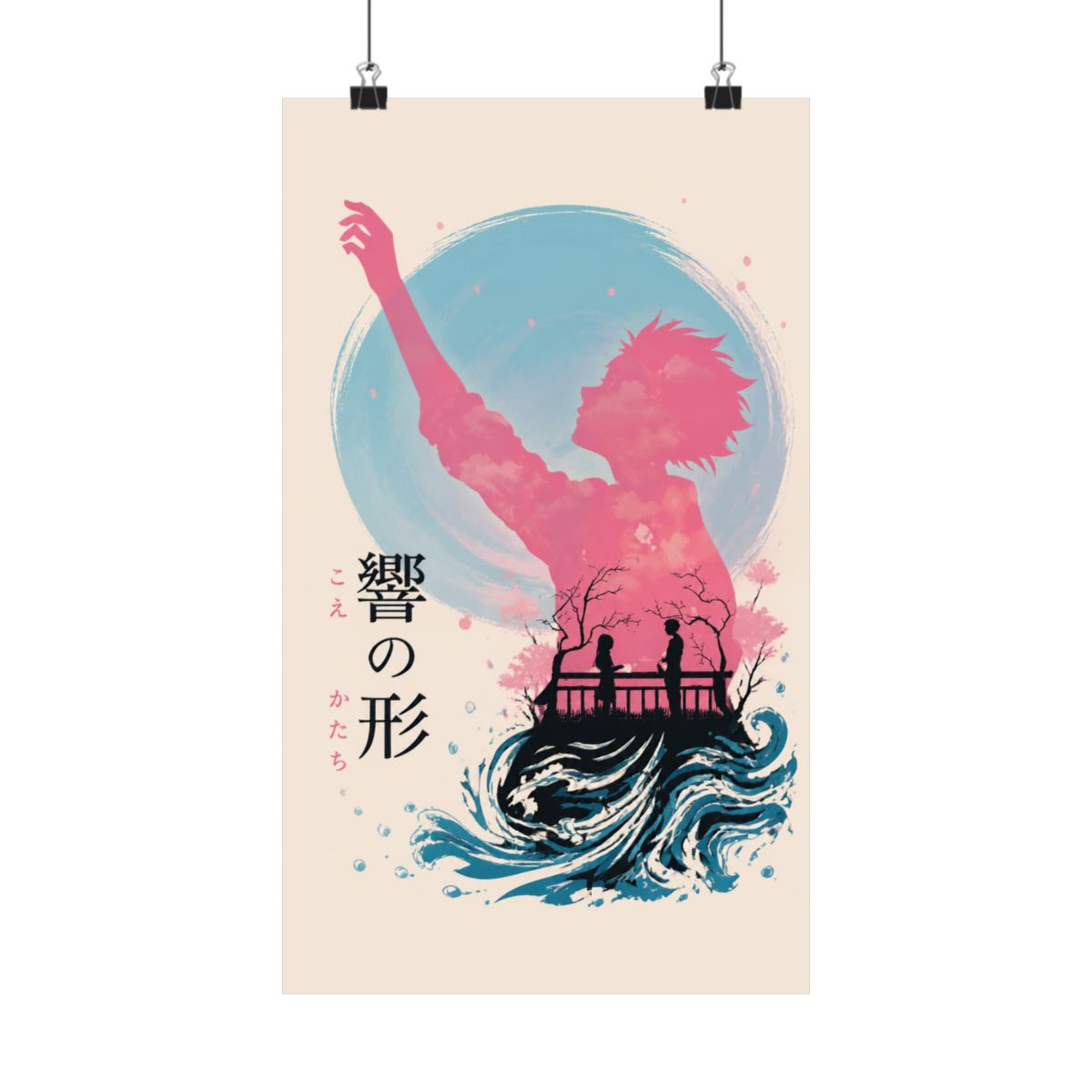 A Silent Voice Anime Poster Posters Wall Art Picture Print Modern Family Bedroom Decor Posters For Room Aesthetic 16x24inch(40x60cm) - Official Posters & Wall Art merchandise