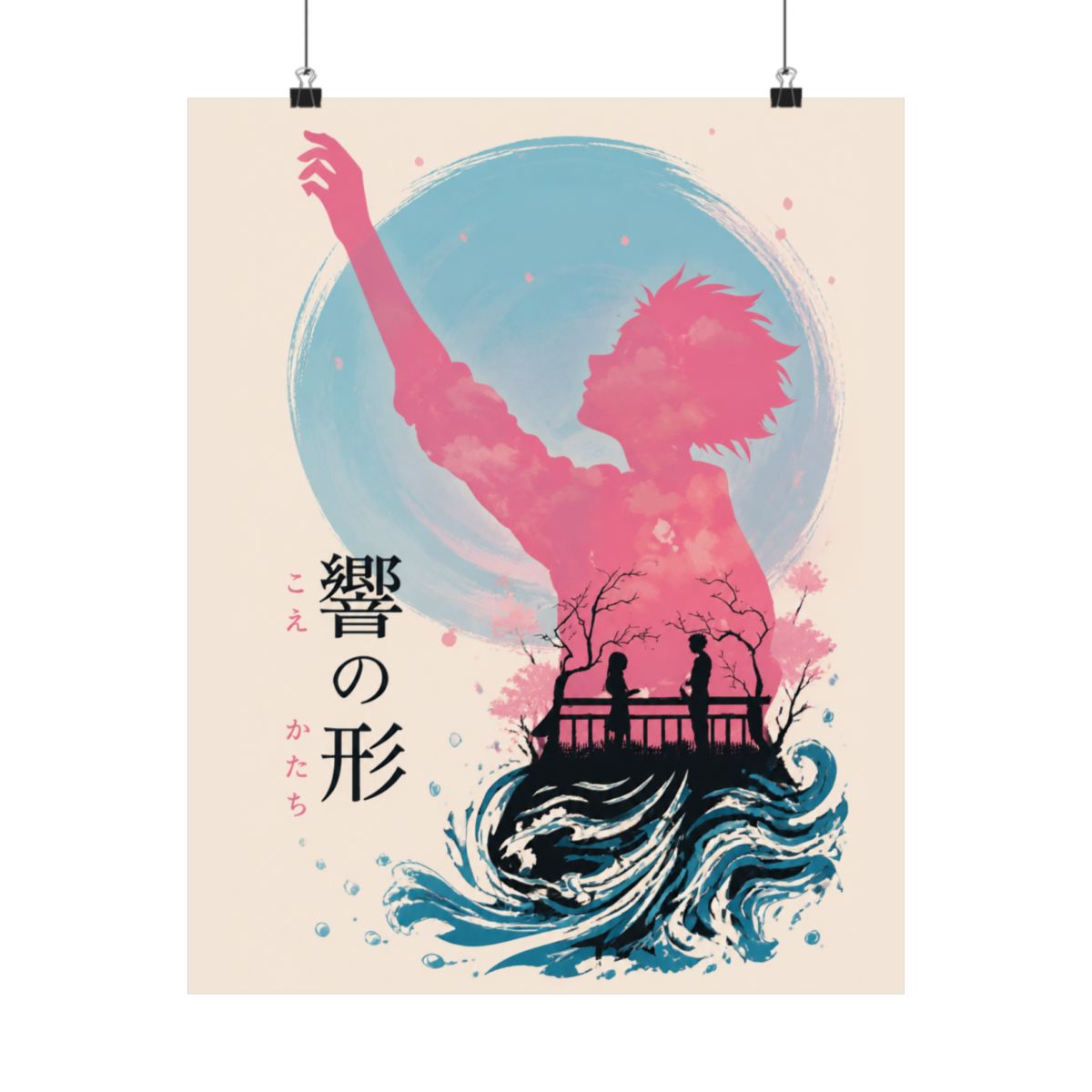 A Silent Voice Anime Poster Posters Wall Art Picture Print Modern Family Bedroom Decor Posters For Room Aesthetic 16x24inch(40x60cm) - alternate angle 5, merchandise