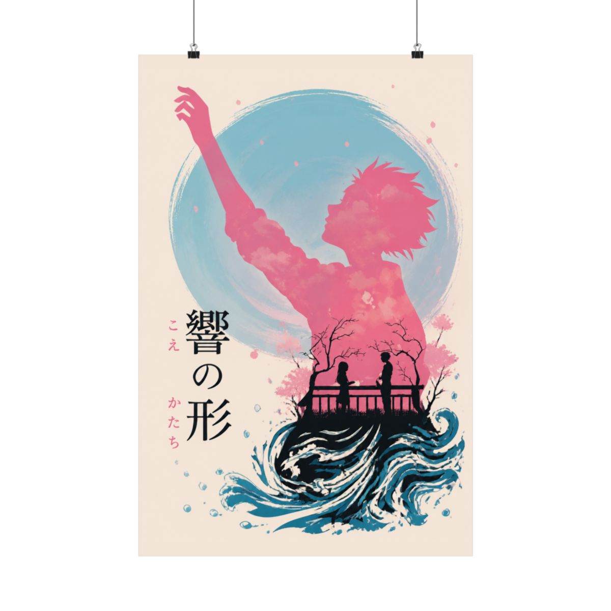 A Silent Voice Anime Poster Posters Wall Art Picture Print Modern Family Bedroom Decor Posters For Room Aesthetic 16x24inch(40x60cm)