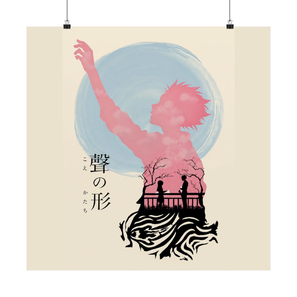 A Silent Voice Anime Poster Posters Wall Art Picture Print Modern Family Bedroom Decor Posters For Room Aesthetic 20x30inch(50x75cm) - alternate angle 3, merchandise