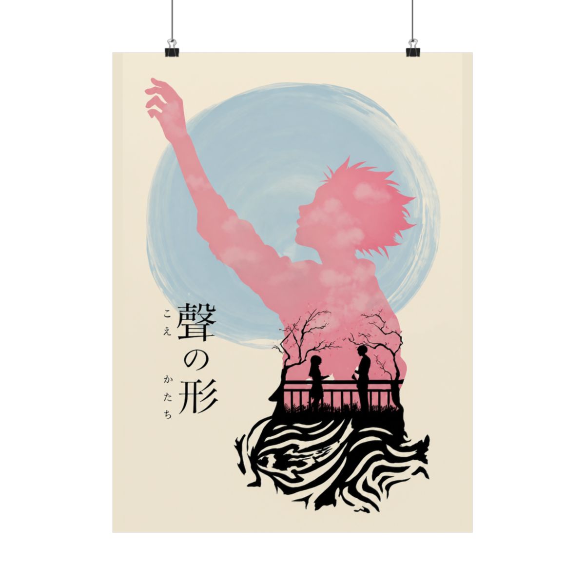 A Silent Voice Anime Poster Posters Wall Art Picture Print Modern Family Bedroom Decor Posters For Room Aesthetic 20x30inch(50x75cm) - alternate angle 4, merchandise