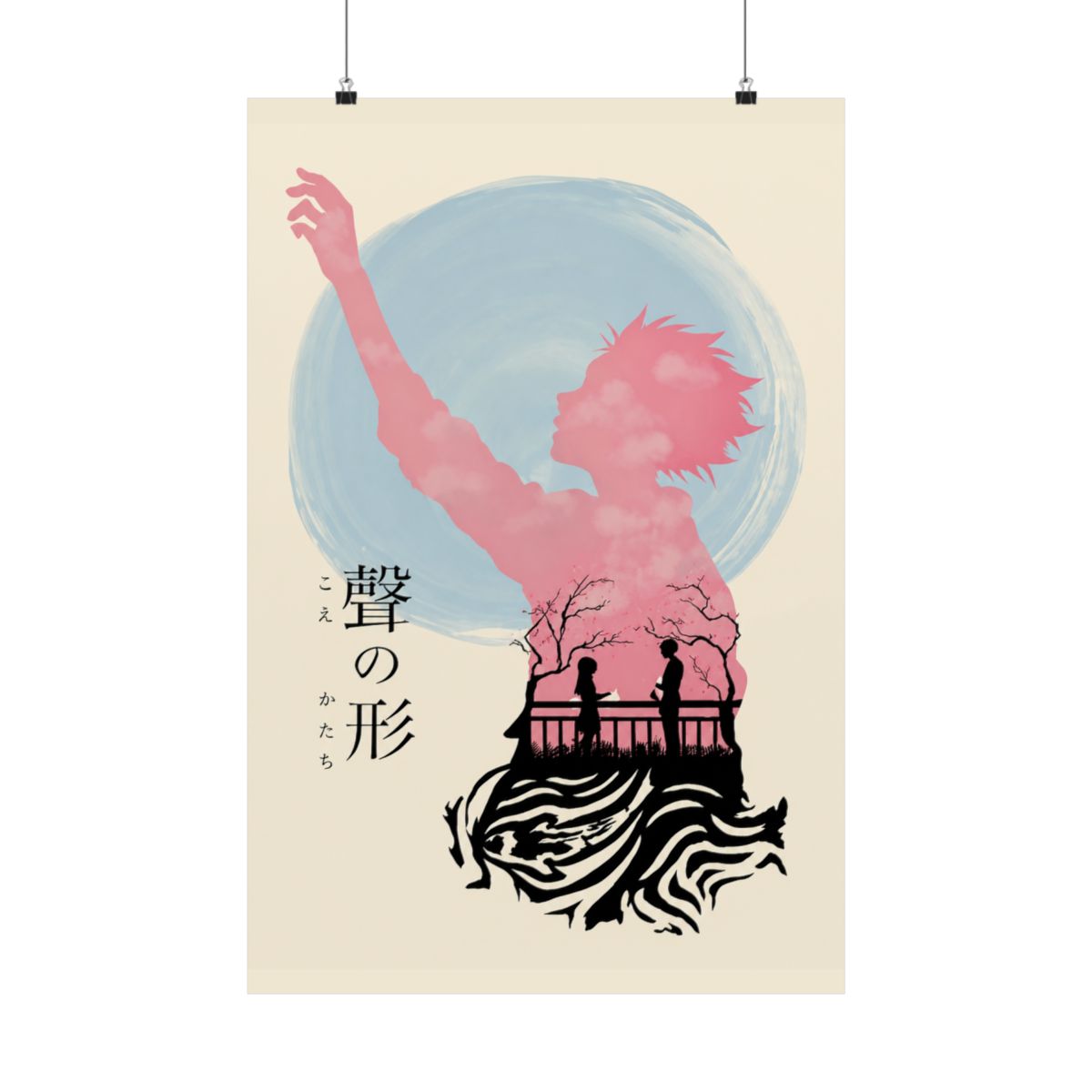 A Silent Voice Anime Poster Posters Wall Art Picture Print Modern Family Bedroom Decor Posters For Room Aesthetic 20x30inch(50x75cm)