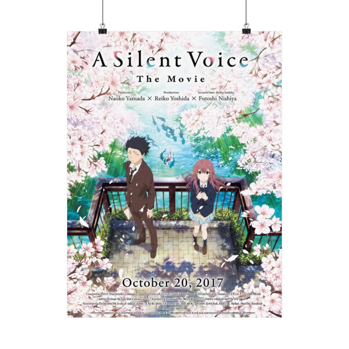 A Silent Voice Movie Poster Print (27 x 40) - alternate angle 3, merchandise