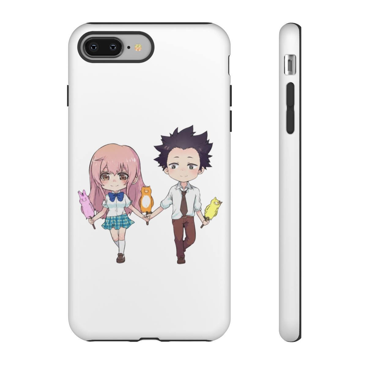 A Silent Voice Nishimiya Shouko and Ishida Shouya Phone Case - alternate angle 3, merchandise